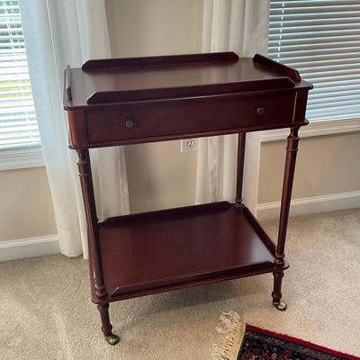 967 Passport Furniture Co. Serving Side Table On Wheels