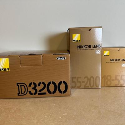 Nikon D3200 DSLR Camera Bundle with 2 Lenses, Case, Tripod & Accessories