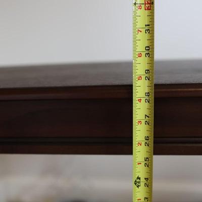 Traditional Dark Wood Side Table
