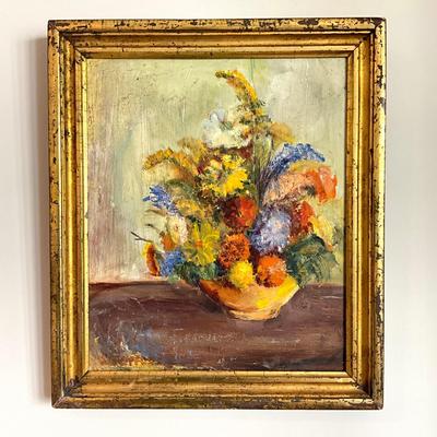 989 Oil On Board Still Life Painting by Jane Shannahan Offutt (1915-2000)