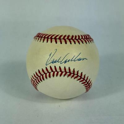 Lot 9: Richie Ashburn Signed Baseball – Phillies HOF Legend – Rare MLB Autograph