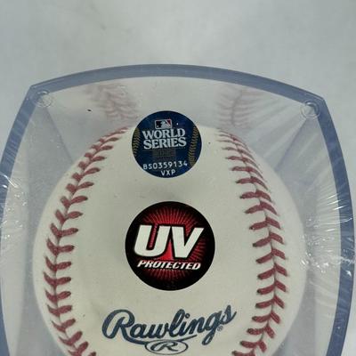 Lot 10: 2023 World Series Official MLB Baseball – Rangers vs. Diamondbacks – Rawlings Collector’s Ball