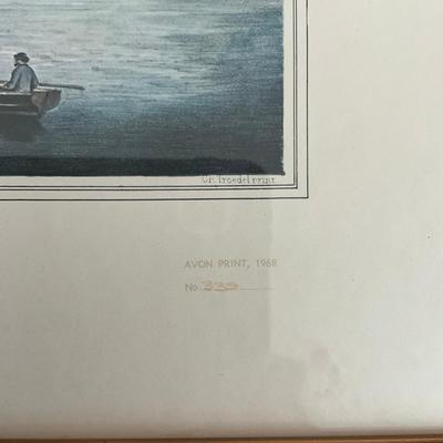 993 Charles Trodell "Queen's Warf" Avon Print #330