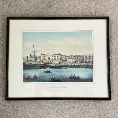993 Charles Trodell "Queen's Warf" Avon Print #330