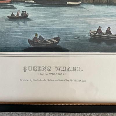 993 Charles Trodell "Queen's Warf" Avon Print #330