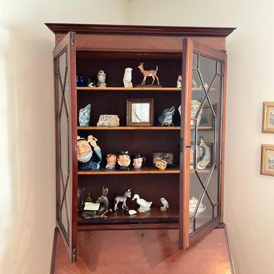 998 Chinese Chippendale Secretary Desk