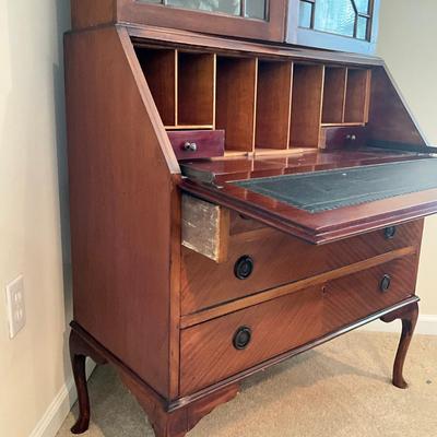 998 Chinese Chippendale Secretary Desk