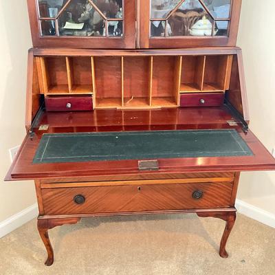 998 Chinese Chippendale Secretary Desk