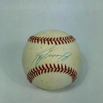 Lot 13: Ken Griffey Jr. Autographed Official MLB Baseball – Hall of Fame Signature – Rare Collectible