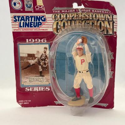 Lot 15: 1996 Starting Lineup Cooperstown Collection Grover Cleveland Alexander MLB Figure – Vintage MOC