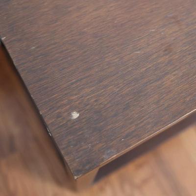 Modern Side Table with Open Shelves