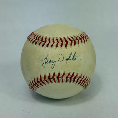 Lot 20: Lenny Dykstra Signed Baseball – Phillies & Mets Legend – World Series Champion – Autographed MLB Ball