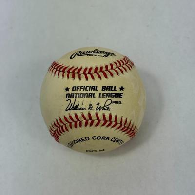 Lot 20: Lenny Dykstra Signed Baseball – Phillies & Mets Legend – World Series Champion – Autographed MLB Ball