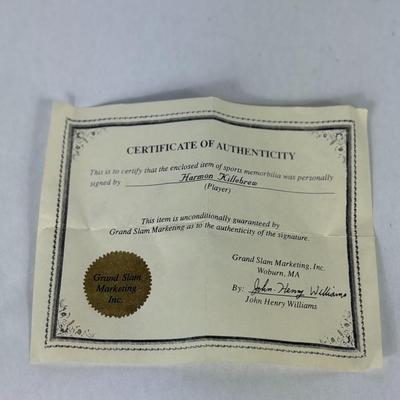 Lot 22: Harmon Killebrew Autographed Baseball Memorabilia – Hall of Fame Legend Collectible
