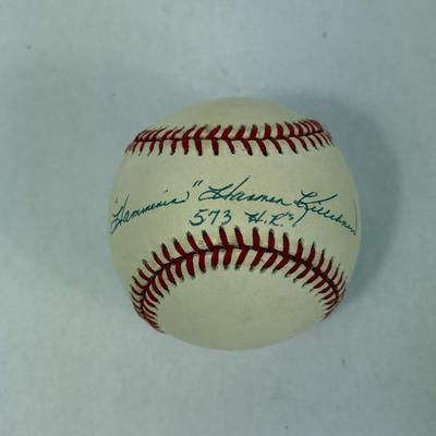 Lot 22: Harmon Killebrew Autographed Baseball Memorabilia – Hall of Fame Legend Collectible