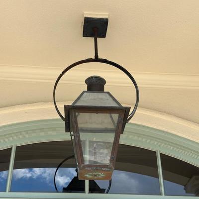 Large Copper Gas Lantern