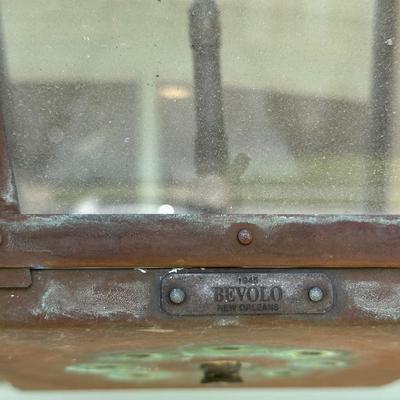 Large Copper Gas Lantern