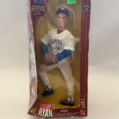 Lot 27: Nolan Ryan 1998 Starting Lineup Figure – MLB Pitching Legend & Hall of Famer Collectible