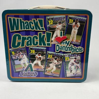 Lot 29: Vintage 2000s Arizona Diamondbacks Metal Lunch Box – MLB Collector’s Item