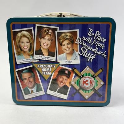 Lot 29: Vintage 2000s Arizona Diamondbacks Metal Lunch Box – MLB Collector’s Item