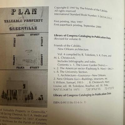 New Orleans Architecture Hardcover Books