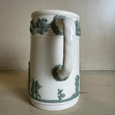 Wedgwood Celadon on Cream Queens Ware