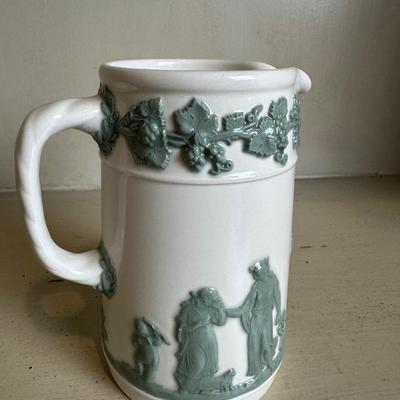 Wedgwood Celadon on Cream Queens Ware