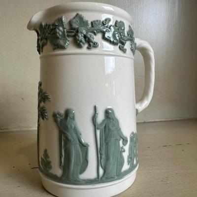 Wedgwood Celadon on Cream Queens Ware