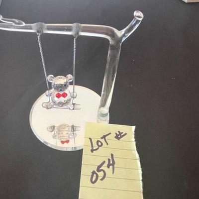 Mini Bear on swing