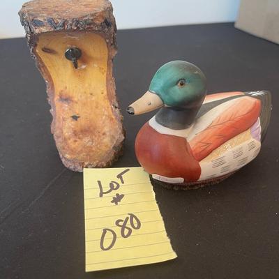 Duck & wood