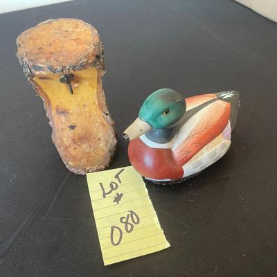 Duck & wood