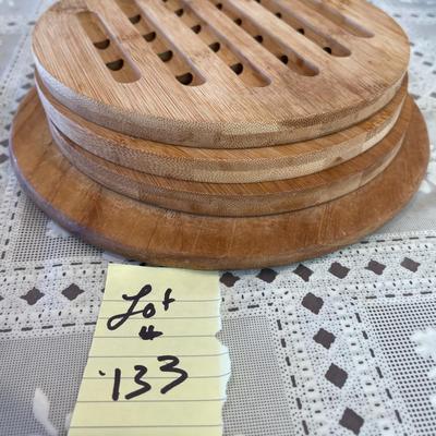 Wood trivets