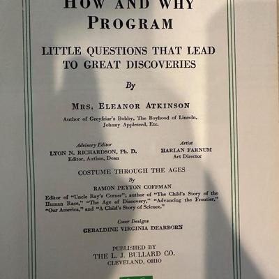 Vintage Set “The How and Why Library” Books