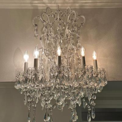 Restoration Hardware Crystal Wall Sconce (Single)