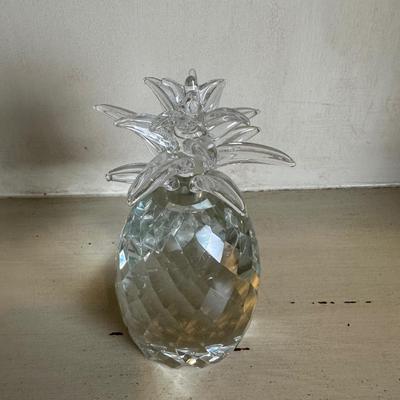 Glass Pineapple Figurine
