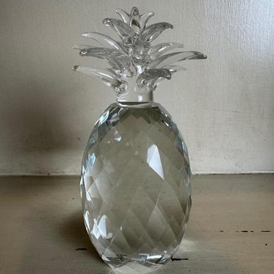 Glass Pineapple Figurine
