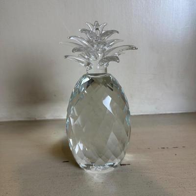 Glass Pineapple Figurine