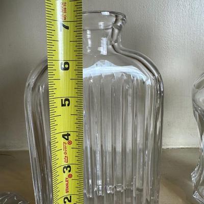 Pair of Glass Decanters