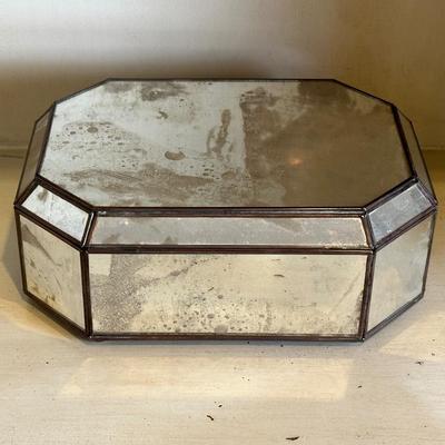 Octagonal Mirrored Glass Box – Made in Mexico