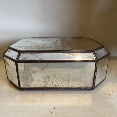 Octagonal Mirrored Glass Box – Made in Mexico