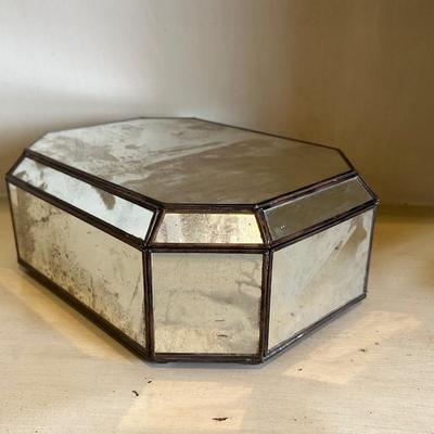 Octagonal Mirrored Glass Box – Made in Mexico