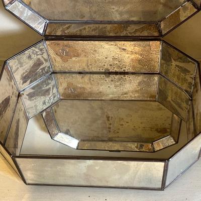 Octagonal Mirrored Glass Box – Made in Mexico