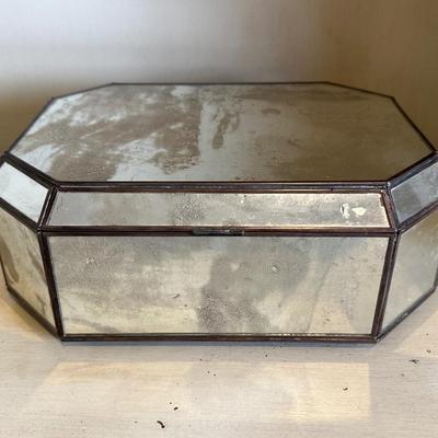 Octagonal Mirrored Glass Box – Made in Mexico