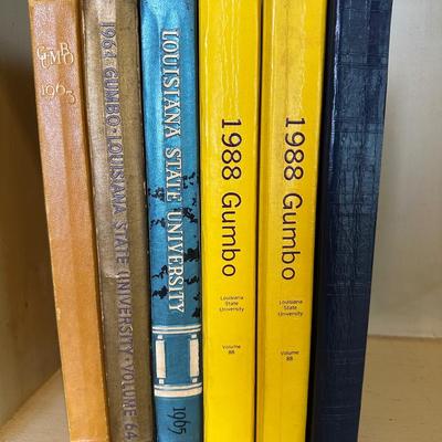 Vintage Louisiana State University “Gumbo” Yearbooks