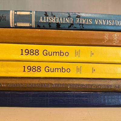 Vintage Louisiana State University “Gumbo” Yearbooks