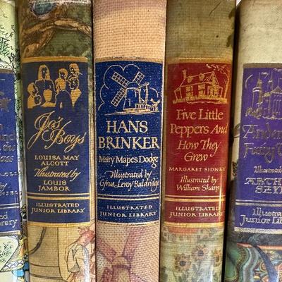 Vintage Illustrated Junior Library Series