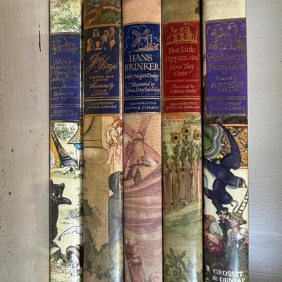 Vintage Illustrated Junior Library Series