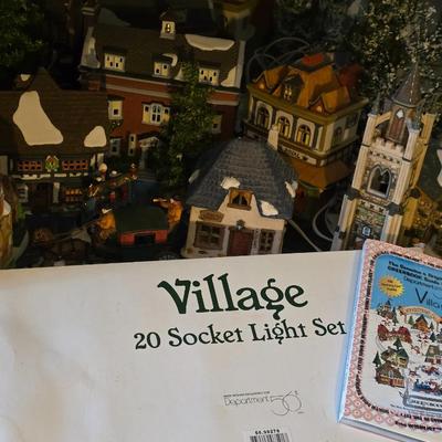 Dept 56 houses, carriage, plus