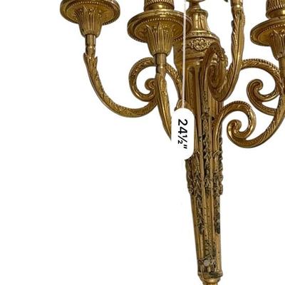 Antique gilt sconces