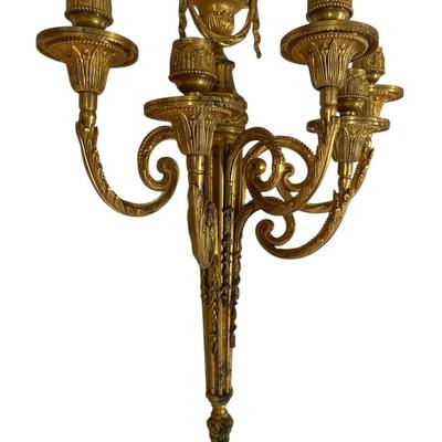Antique gilt sconces